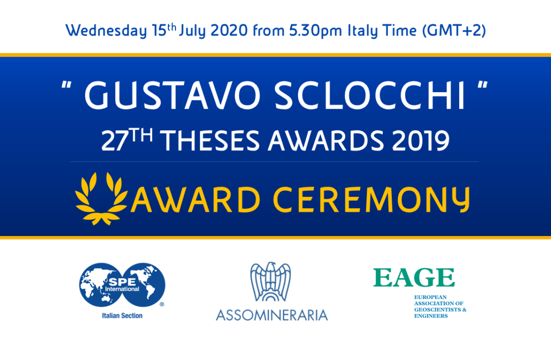 2019 Sclocchi Award: Awards Ceremony