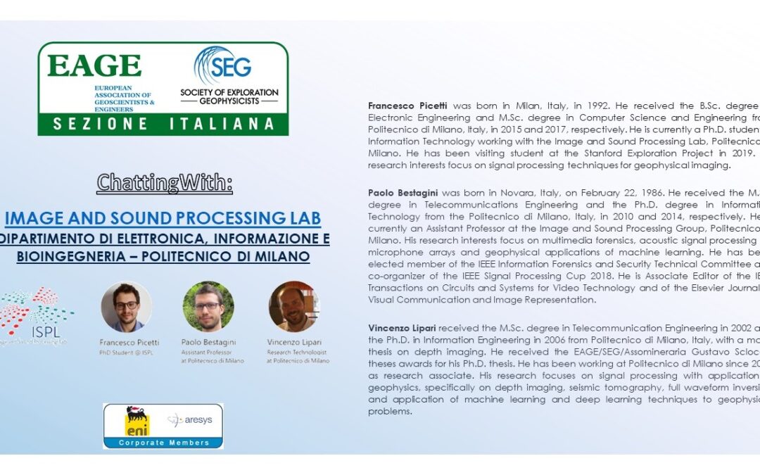 ChattingWith Image and Sound Processing Lab (ISPL) Dipartimento di Elettronica, Informazione e Bioingegneria – Politecnico di Milano