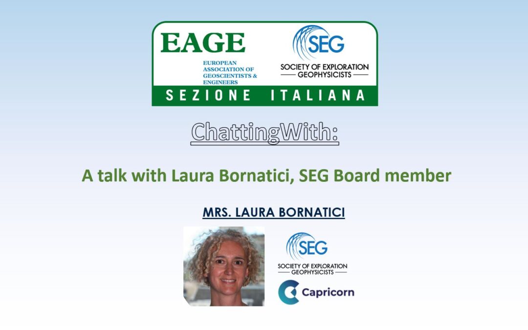 ChattingWith “A talk with Laura Bornatici, SEG board member”